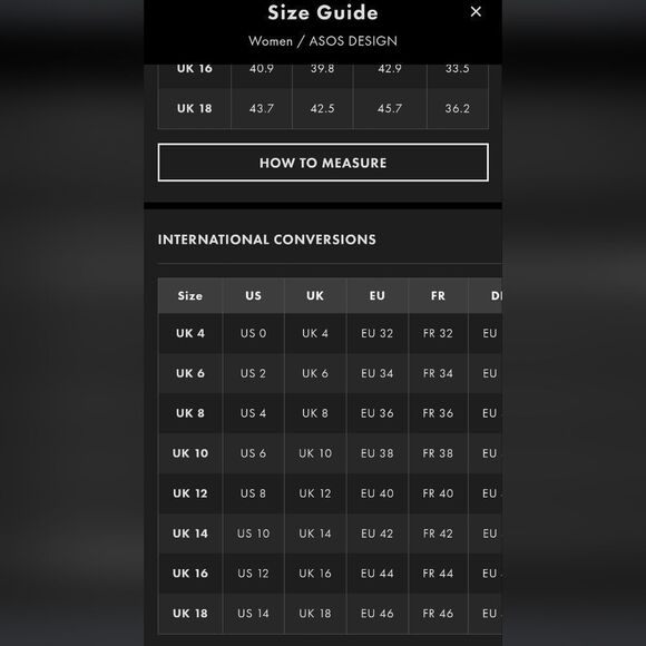 Asos Design Black Denim High Rise Skirt - Picture 12 of 12